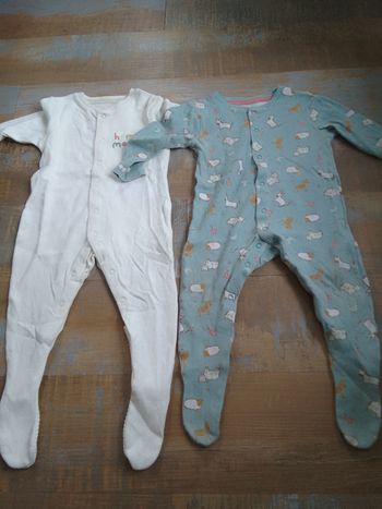 Lot 2 pyjamas en coton