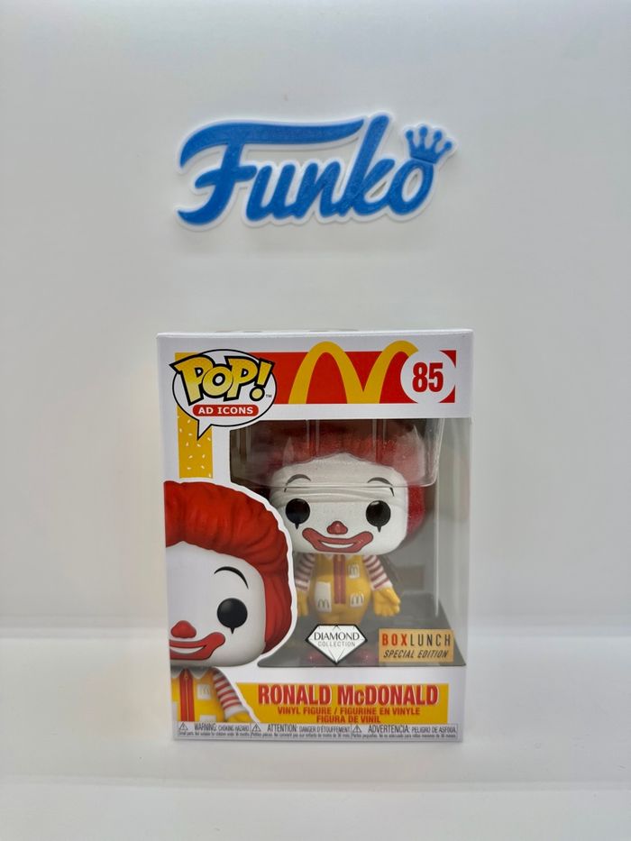 Funko Pop Ronald McDonald 85 Diamond BoxLunch 🇺🇸