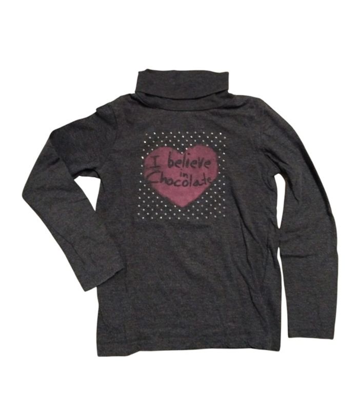 🎀 Tee-shirt Manches longue - 8 ans - I believe in chocolate