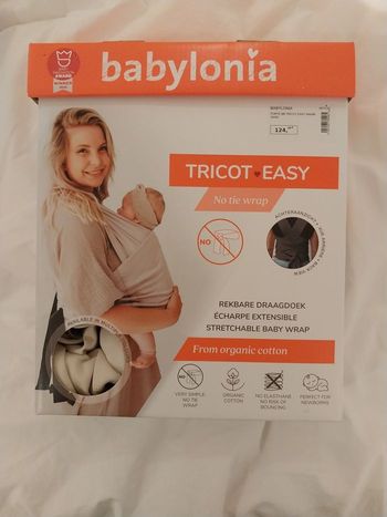 Écharpe de portage + carton + notice (Comme neuf)