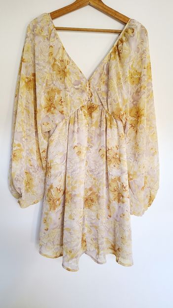 Magnifique robe jaune taille M