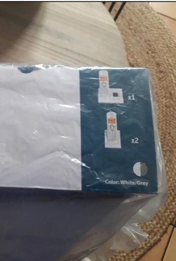 Lot 3 téléphones F630 voice Trio blanc & gris - Alcatel