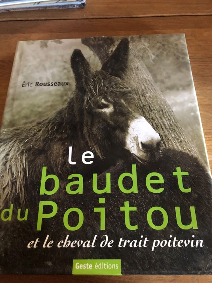 Le baudet du Poitou et le cheval de trait poitevin