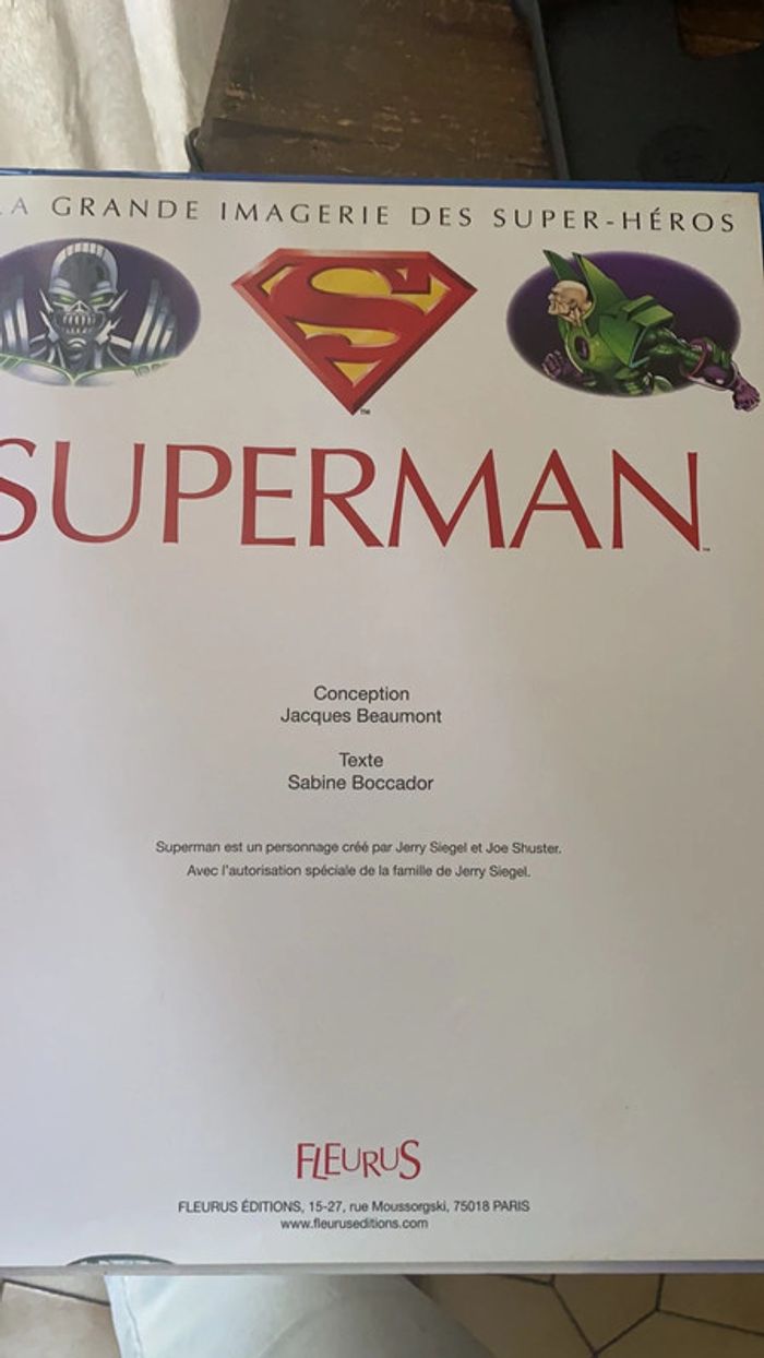 La grande imagerie des super héros superman - photo numéro 4