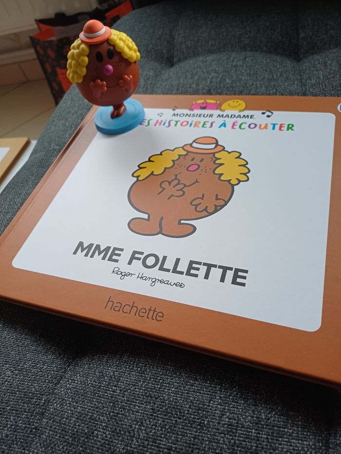 Livre +figurine Mme Follette