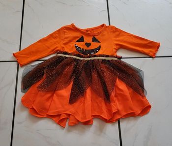 Robe citrouille bébé