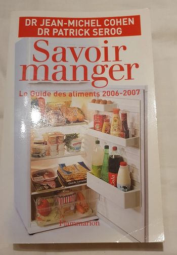 Livre Savoir manger de Cohen