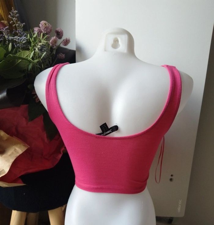 top court taille XS avec laçage - Jennyfer - coton/élastane et polyester - photo numéro 7