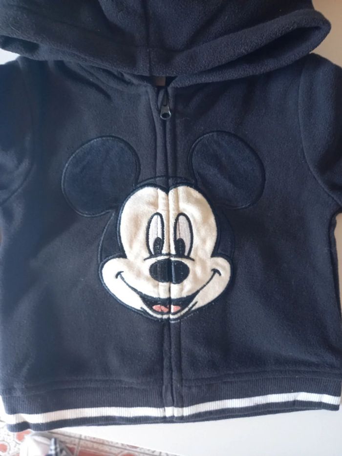 Gilet en polaire Mickey 18 mois - photo numéro 3