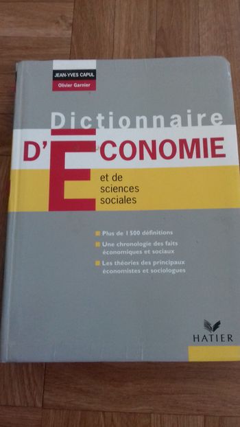 Dictionnaire d economie