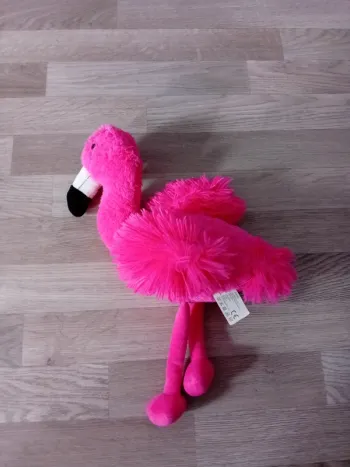 Peluche flamand rose