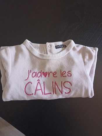 Pyjama fille 6 mois rose