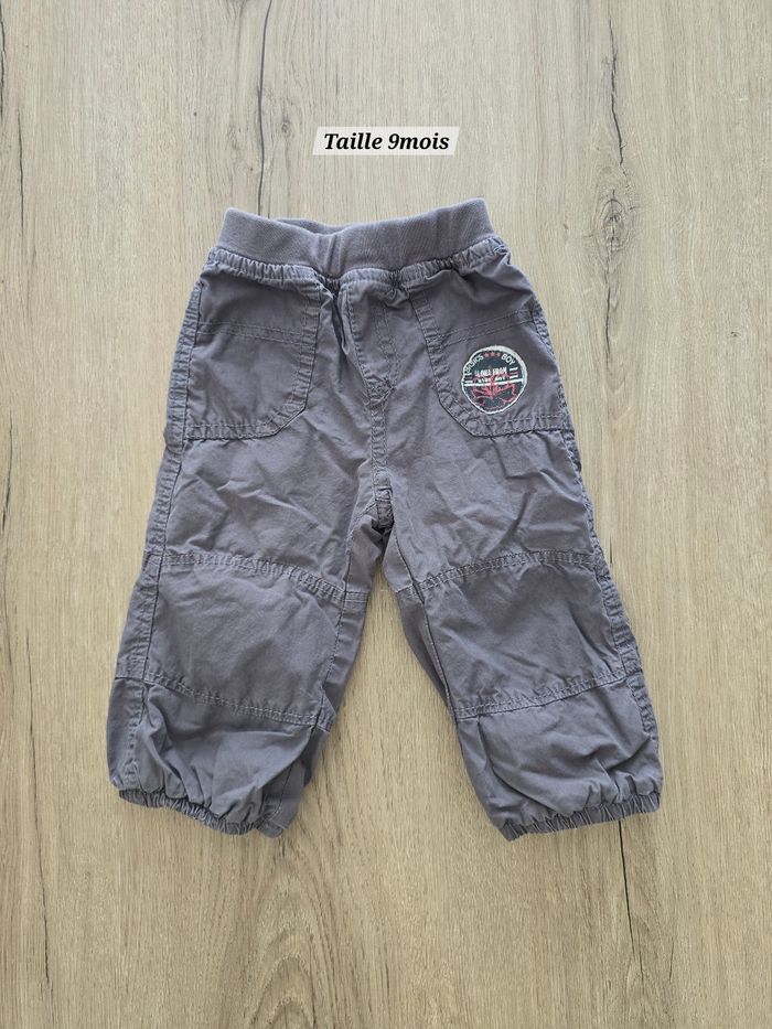 Pantalon gris - Taille 9mois - Tape a l'œil