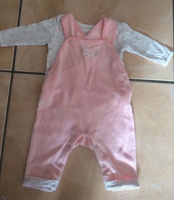 Ensemble, salopette et body, 3 mois, Unit