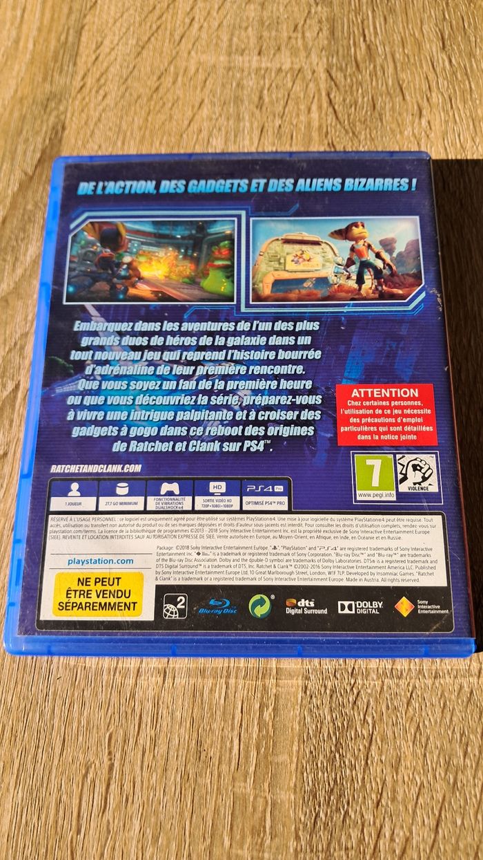 Jeu PS4 RATCHET CLANK - photo numéro 4