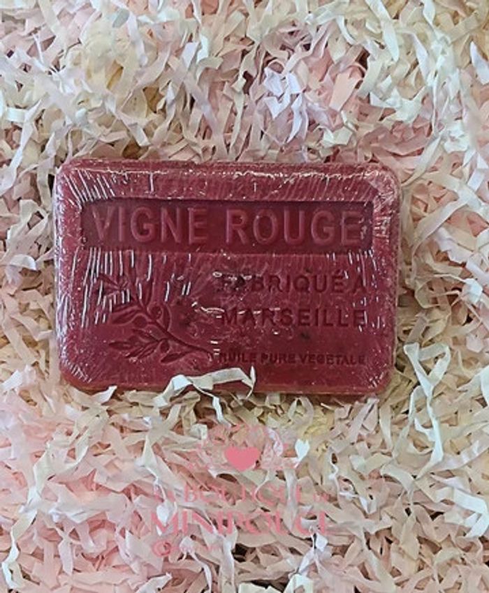 Savons 100g vigne rouge