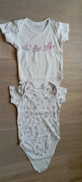 Lot de 2 bodies MC 12M