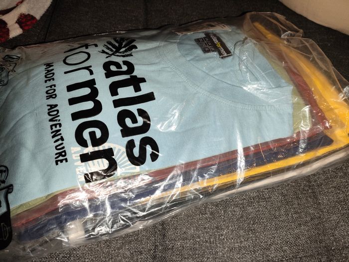 Lot de 7 t shirt en coton atlas for men adventure neuf taille XXL - photo numéro 2