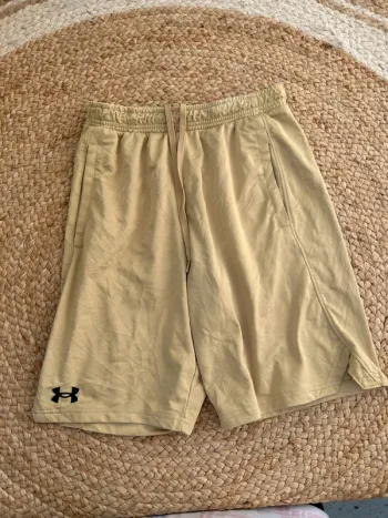 Short Homme Under Armour Loose Beige | Taille S | Très Bon État | Sport Training Casual | R19