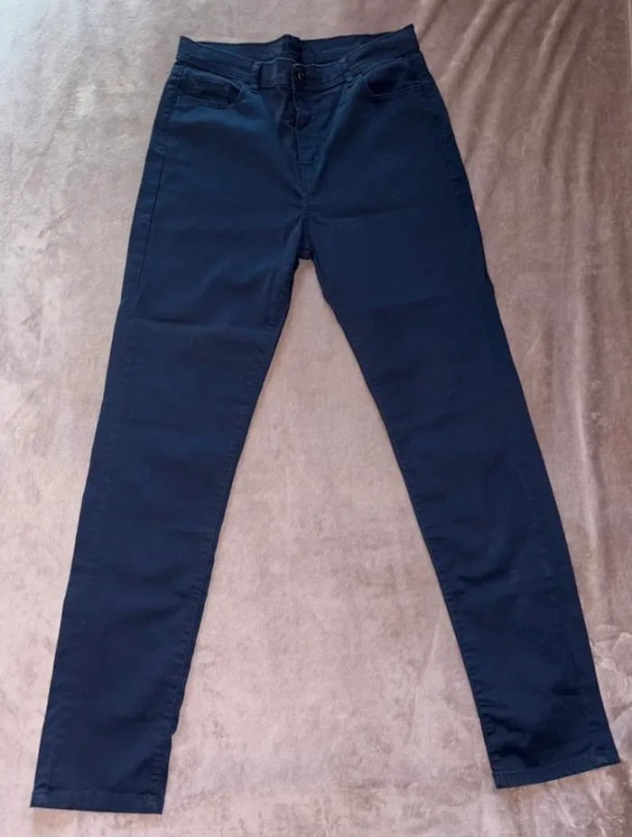 Jean bleu marine femme taille 42 Impaqt Jeans en très bon état. - photo numéro 6