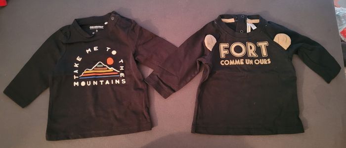 Lot de 2 t shirts neuf