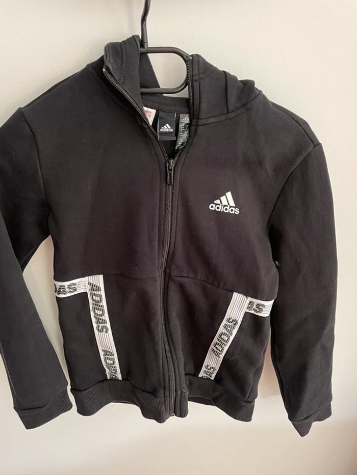 Veste à capuche adidas 10 ans noire