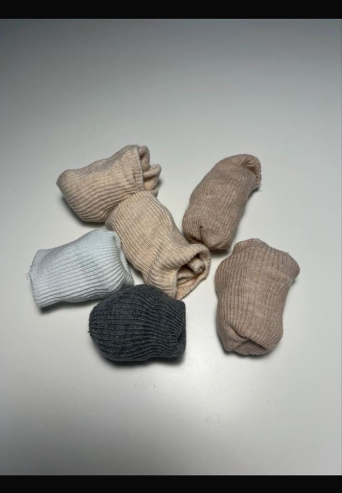 🍼 Lot de chaussettes fines bébé – douces et légères