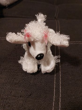 Peluche caniche chien