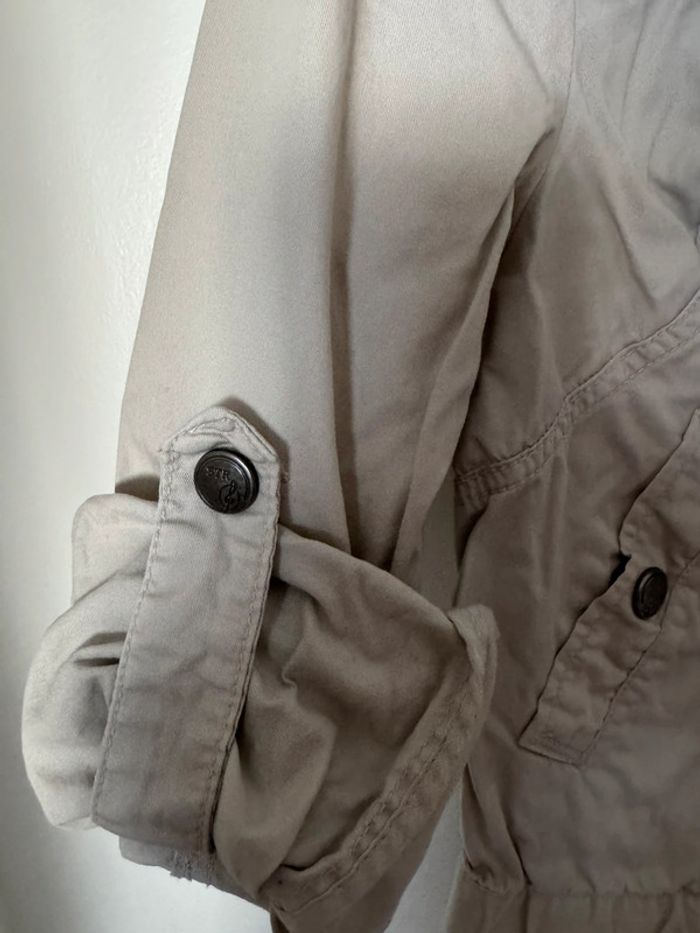 Veste légère beige stradivarius taille S - photo numéro 4