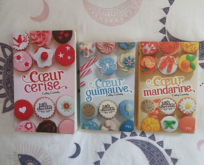 Lot de 3 tomes Les filles au chocolat de Cathy Cassidy