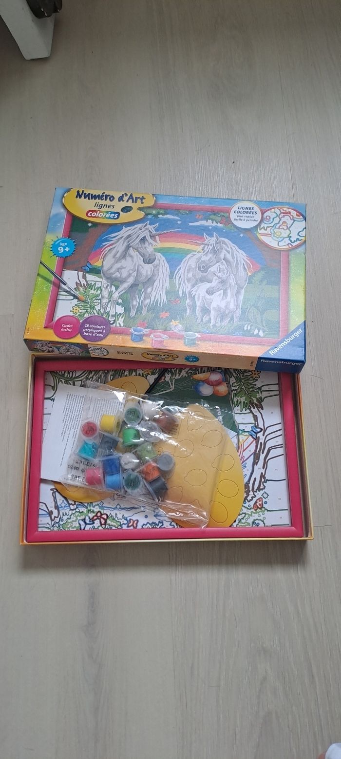 Numéro d'art lignes colorées - photo numéro 3