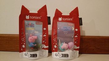 Lot figurines tonies Peppa pig "George" et "Histoires du coucher"