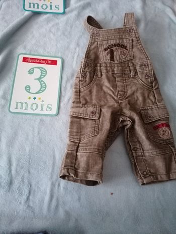Lot de 3 salopettes