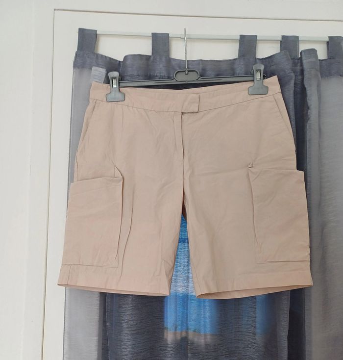 Short coton beige taille M