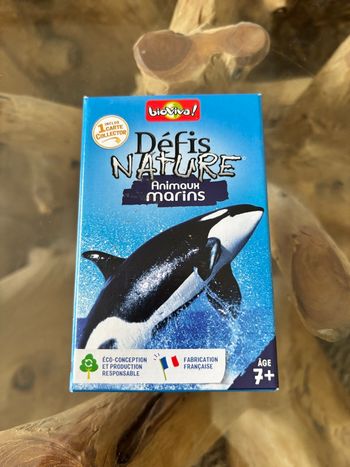 Jeu défis nature animaux marins