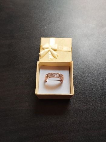 Bague vintage femme avec coffret cadeau