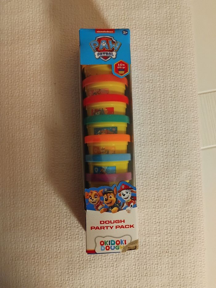 10 pote de pâte à modelé pat patrol