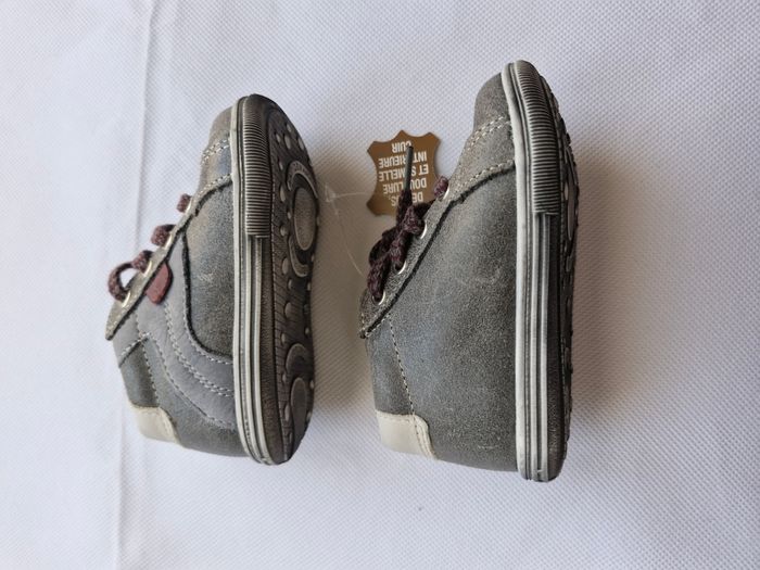 Chaussure 19 Baby by Gémo Gris beige - photo numéro 4
