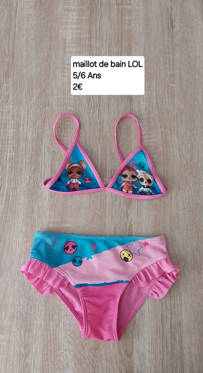 Maillot de bain LOL 5/6 ans