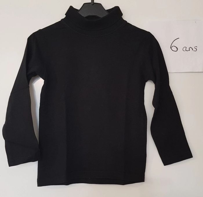 T-shirt col roulé in extenso 6 ans