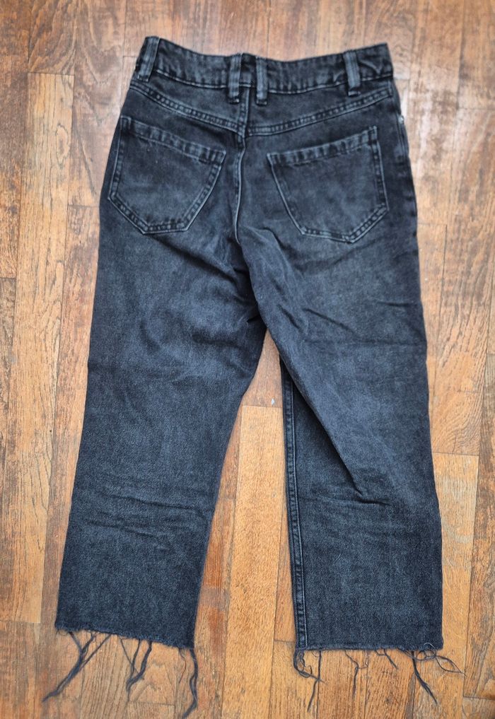 Jean fille jambes large noir gemo taille 10ans - photo numéro 3