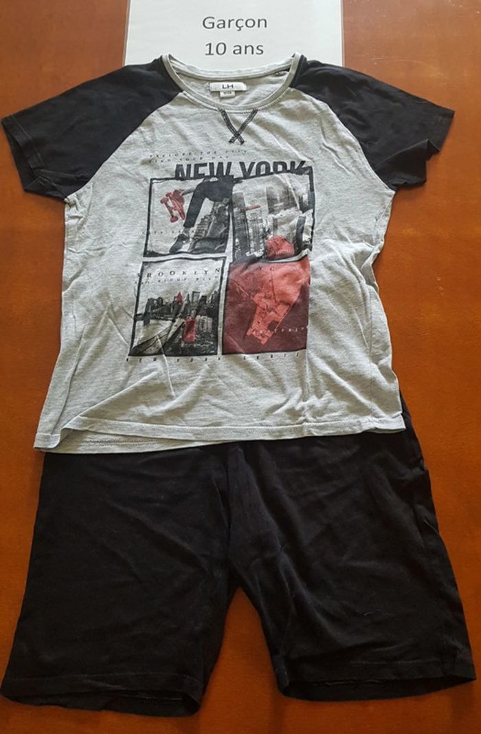 Pyjashort la halle 10/12 ans