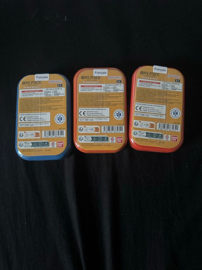 Lot de mini tins One pièce OP13 - photo numéro 2