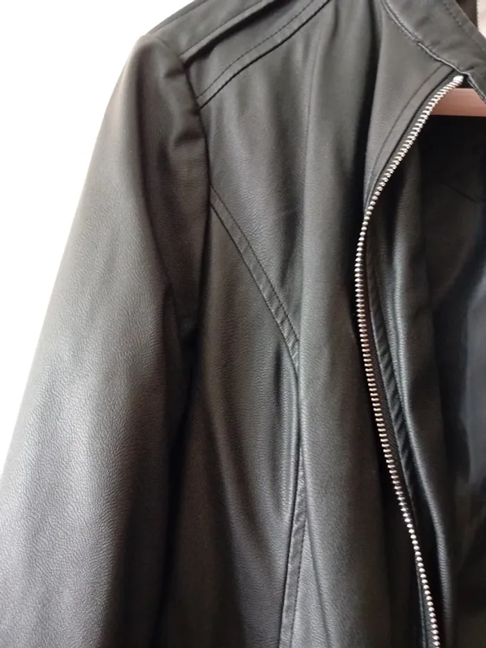 Veste perfecto imitation cuir - photo numéro 6