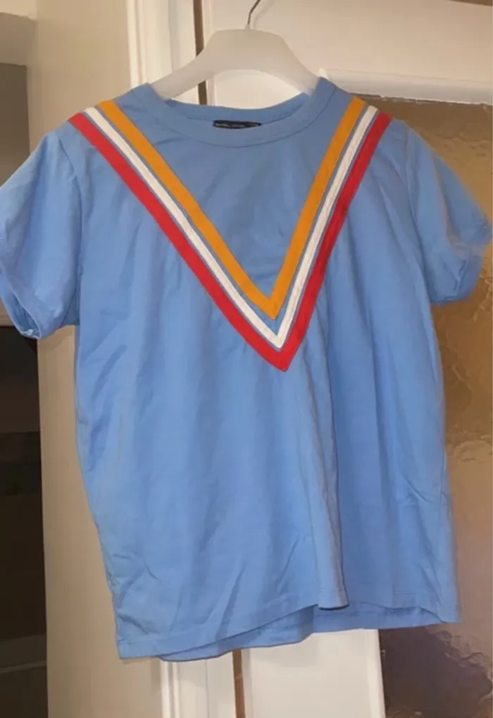 Tshirt bleu bershka taille M
