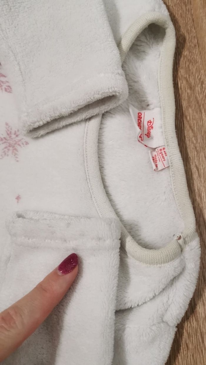 Pyjama polaire reine des neiges 6ans orchestra - photo numéro 4