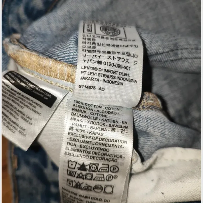 Jeans troué Levi's Made & Crafted bleu clair Taille S - L'icône du style décontracté ! - photo numéro 10