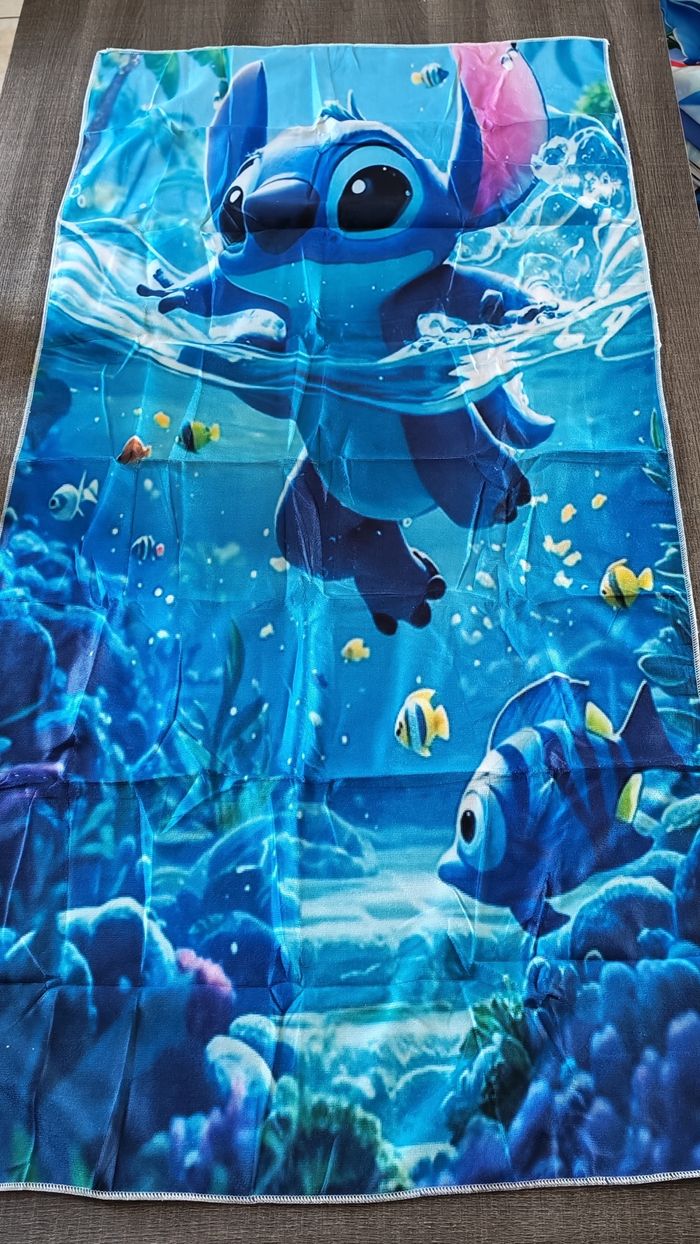 Drap de plage personnalisé stitch - photo numéro 8