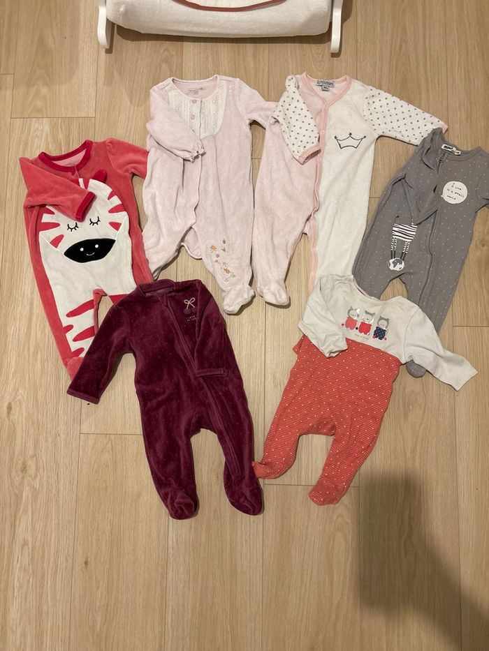 Lot de  6 pyjamas 3 mois