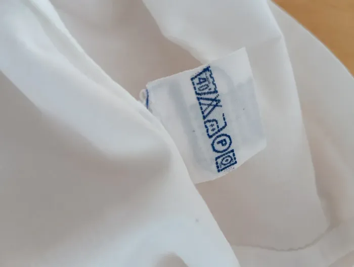 Chemise vintage blanche manches longues 
Brodée - photo numéro 10